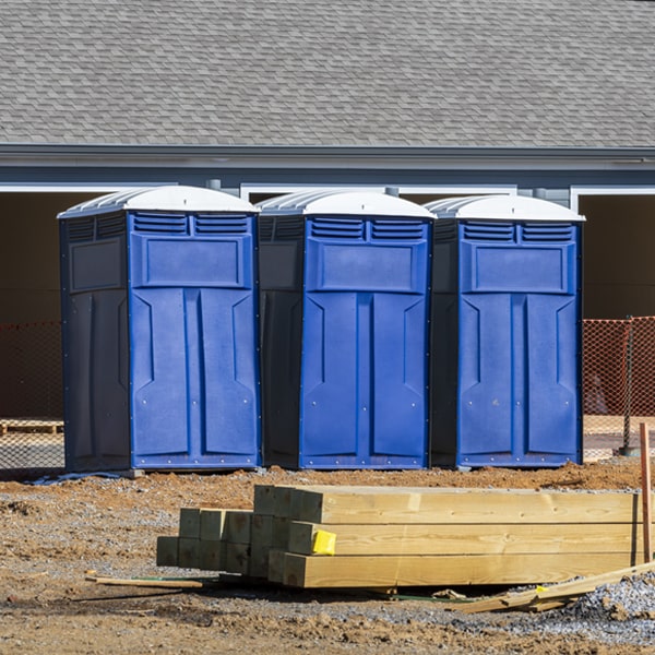 do you offer hand sanitizer dispensers inside the porta potties in Pleasant Hills Ohio